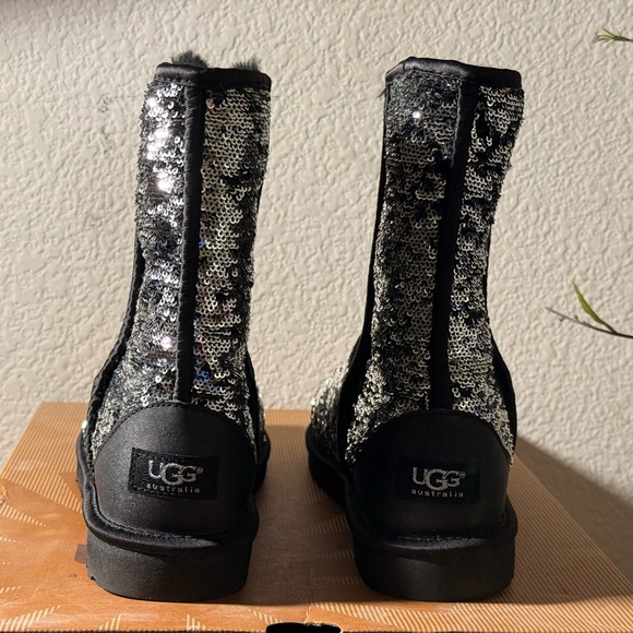 UGG Classic Short Boots with Sequins - Picture 3 of 8